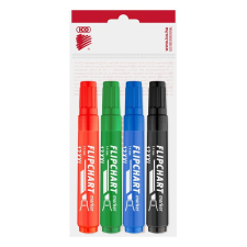 ICO flipchart 12 xxl 4db-os marker készlet 9580081004 filctoll, marker