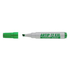 ICO Flipchart marker ICO Artip 12 XXL vágott zöld 1-4mm filctoll, marker