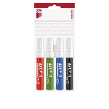 ICO Flipchart marker készlet, 1-3 mm, kúpos, ICO &quot;Artip 11&quot;, 4 különböző szín filctoll, marker