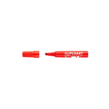 ICO Flipchart marker vízbázisú 1-4mm vágott ARTIP 12 piros filctoll, marker