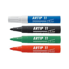 ICO Flipchart marker vízbázisú 3mm kerek ARTIP 11 fekete filctoll, marker