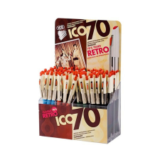ICO Golyóstoll ICO 70 nyomógombos vegyes tolltest 0,8mm kék toll