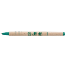 ICO Golyóstoll, kupakos, papír tolltest, ICO "Green", kék toll