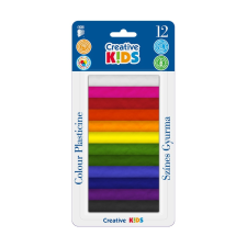 ICO Gyurma ICO Creative Kids színes 165 gr 12db-os készlet gyurma