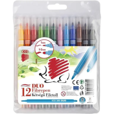 ICO ICO Süni 300 Duo kétvégű 12db-os vegyes színű rostirón készlet filctoll, marker