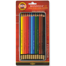 ICO : Koh-I-Noor Mondeluz 3722 Aquarell színes ceruza készlet 12 db színes ceruza