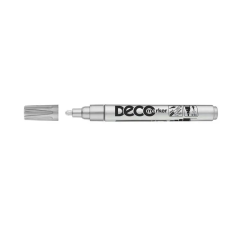  ICO Lakkmarker, 2-4 mm, ICO "Decomarker" ezüst filctoll, marker