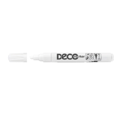 ICO Lakkmarker, decomarker 2-4mm, kerek Ico fehér filctoll, marker