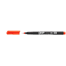 ICO OHP S 0.3mm Alkoholos marker - Piros (9070038001) filctoll, marker