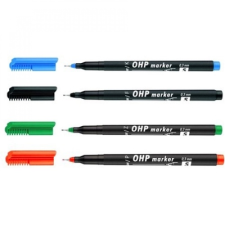 ICO Permanent marker készlet, S, OHP Ico, 4 klf.szín filctoll, marker