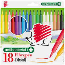 ICO : Rainbow Antibakteriális rostirón 18db-os szett filctoll, marker