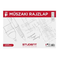 ICO Student műszaki A3 20lapos rajzlap (ICO_7510042002) rajzlap