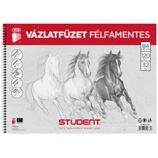 ICO Student Spirál félfamentes vázlatfüzet B/4 füzet