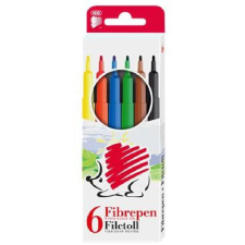 ICO süni 300 d6 6 különféle színű rostirón 9580123000 filctoll, marker