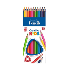 ICO Színes ceruza ICO Creative Kids háromszögletű 12 db/készlet színes ceruza