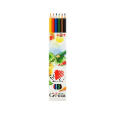 ICO Színes ceruza ICO Süni festett, 6 darabos készlet színes ceruza
