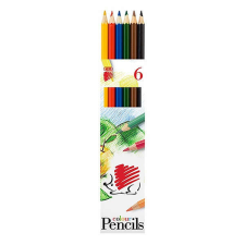 ICO Színes ceruza ICO Süni hatszögletű 6 db/készlet színes ceruza