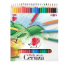 ICO Színes ceruza készlet, hatszögletű,  