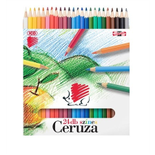 ICO Színes ceruza készlet, hatszögletű,  "Süni", 24 különböző szín színes ceruza