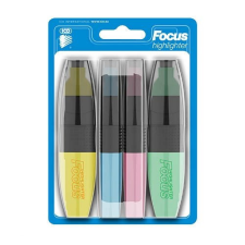 ICO Szövegkiemelő ICO Focus pasztell, 4 db-os készlet filctoll, marker