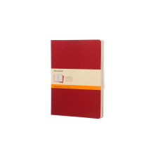 Ico Zrt Moleskine Jegyzetfüzet Cahier (3db) CH121 Piros (XL) Vonalas füzet