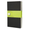 Ico Zrt Moleskine Jegyzetfüzet Cahier (3db) QP318 Fekete (L) Sima