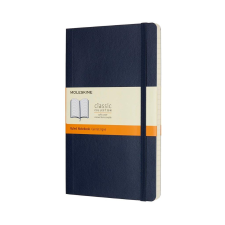 Ico Zrt MOLESKINE NOTESZ QP616B20 PUHA ZAFÍR KÉK (L) VONALAS jegyzettömb
