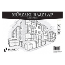 Ico Zrt Műszaki Rajzlap A/3, 180gr, 20lap PRX10005 rajzlap