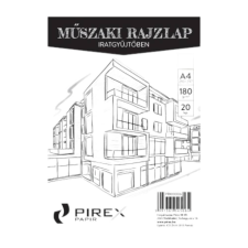 Ico Zrt Műszaki Rajzlap A/4, 180gr, 20lap PRX10006 rajzlap