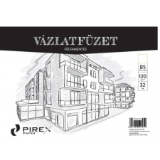 Ico Zrt Vázlatfüzet B/5, 120gr, PRX10012 Félfamentes füzet