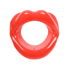 Ida Leather - nyitott szájpecek (piros) erotikus ajándék