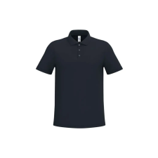 iDeal Basic IB295 férfi galléros pamut piké póló, Ideal Navy-XL munkaruha