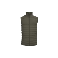 iDeal Basic IB6172 bélelt, steppelt férfi mellény, Ideal Urban Khaki-L