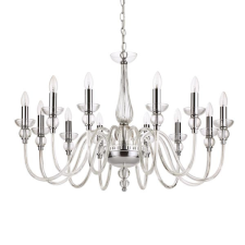 IDEAL LUX Doge átlátszó csillár (IDE-168906) E14 12 égős IP20 világítás