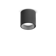 IDEAL LUX Dot fekete LED mennyezeti lámpa (IDE-299402) LED 1 égős IP20 világítás