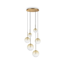 IDEAL LUX Equinoxe króm-átlátszó csillár (IDE-345406) G4 6 izzós IP20 világítás