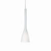 IDEAL LUX FLUT SP1 SMALL BIANCO szürke függesztett lámpa (IDE-035697) E14  1 izzós IP20