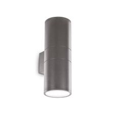 IDEAL LUX Gun antracit kültéri fali lámpa (IDE-236858) E27 2 izzós IP54 kültéri világítás