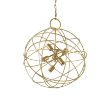 IDEAL LUX Konse arany függesztett lámpa (IDE-156026) E27 6 izzós IP20 világítás