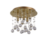 IDEAL LUX MOONLIGHT PL5 ORO arany mennyezeti lámpa (IDE-094663) G9 5 izzós IP20