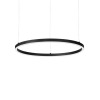 IDEAL LUX Oracle Slim Round fekete LED függesztett lámpa (IDE-342061) LED 1 izzós IP20