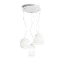 IDEAL LUX Origami fehér függesztett lámpa (IDE-198095) E27 3 izzós IP20 világítás