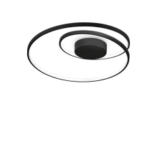 IDEAL LUX Oz fekete LED mennyezeti lámpa (IDE-342290) LED 1 izzós IP20 világítás