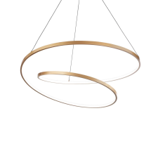 IDEAL LUX Oz sárgaréz LED függesztett lámpa (IDE-304595) LED 1 izzós IP20 világítás