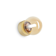 IDEAL LUX Perlage sárgaréz fali lámpa (IDE-317809) G9 1 izzós IP20 világítás