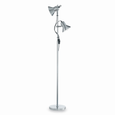 IDEAL LUX POLLY PT2 CROMO króm állólámpa (IDE-061122) E27 2 izzós IP20 világítás