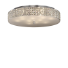 IDEAL LUX ROMA PL12 króm kristály mennyezeti lámpa (IDE-087870) G9 12 izzós IP20
