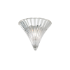 IDEAL LUX SANTA AP1 SMALL TRASPARENTE króm fali lámpa (IDE-013060) E14 1 izzós IP20