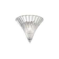 IDEAL LUX SANTA AP1 SMALL TRASPARENTE króm fali lámpa (IDE-013060) E14 1 izzós IP20 világítás
