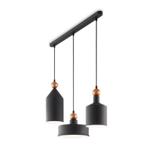 IDEAL LUX Triade sötétszürke-arany függesztett lámpa (IDE-194677) E27 3 izzós IP20 világítás